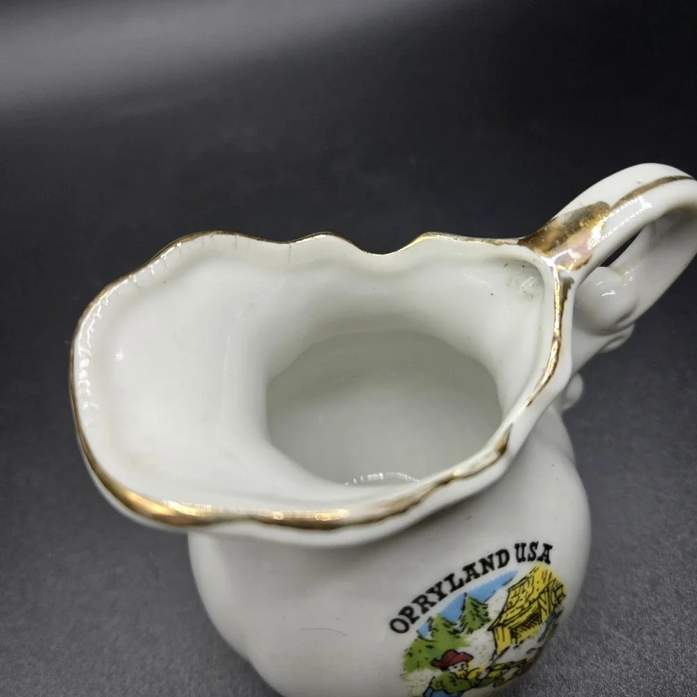 Vintage Souvenir Miniature Pitcher from Opryland USA Nashville TN 3.5